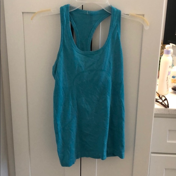 lululemon athletica Tops - Teal Lululemon swiftly tank